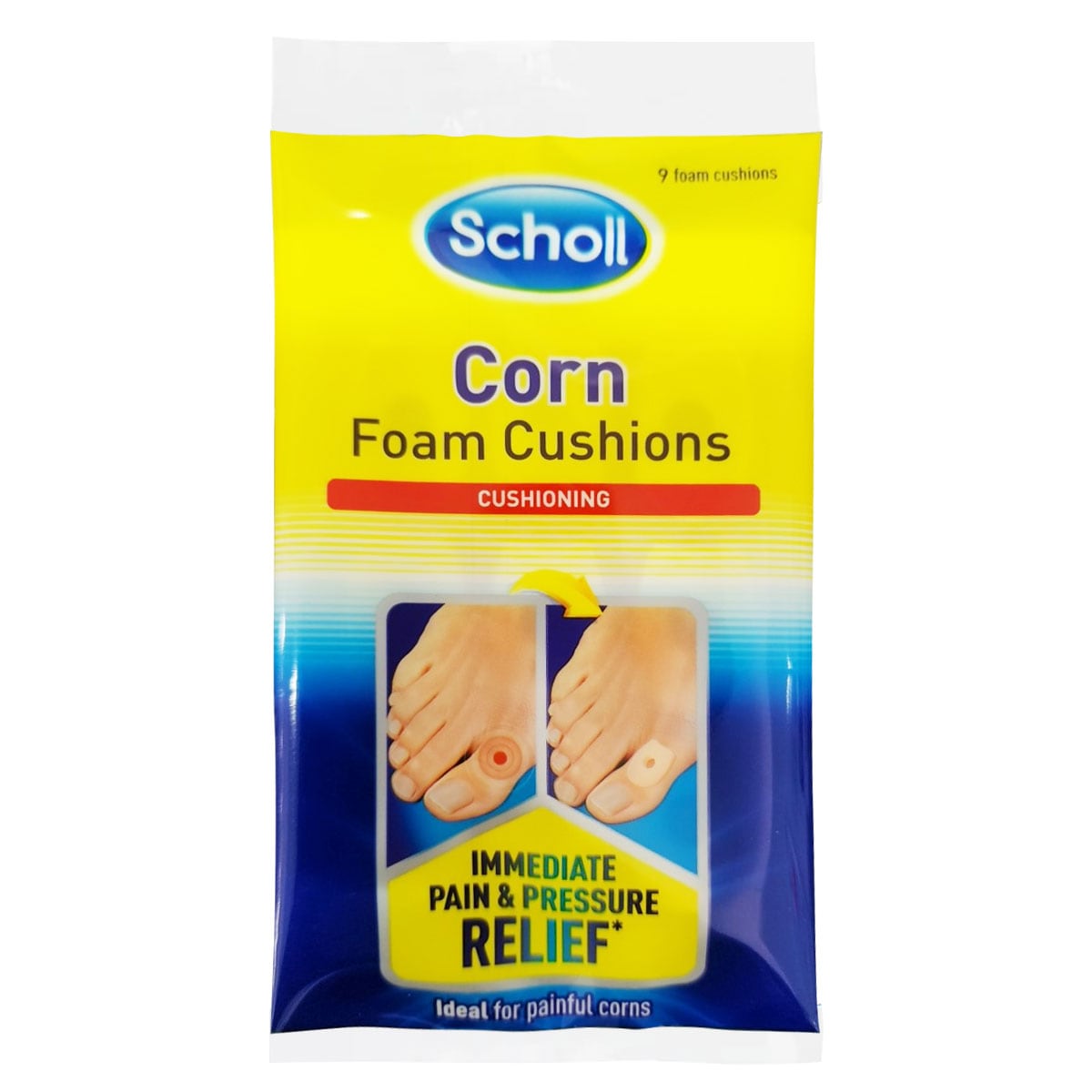 Scholl Corn Foam Cushions 9 Pack