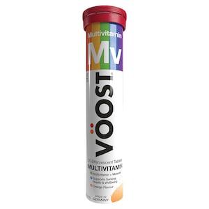 Voost Multivitamin + Minerals Orange Flavour 20 Effervescent Tablets