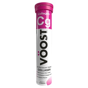 Voost Collagen Strawberry Flavour 20 Effervescent Tablets
