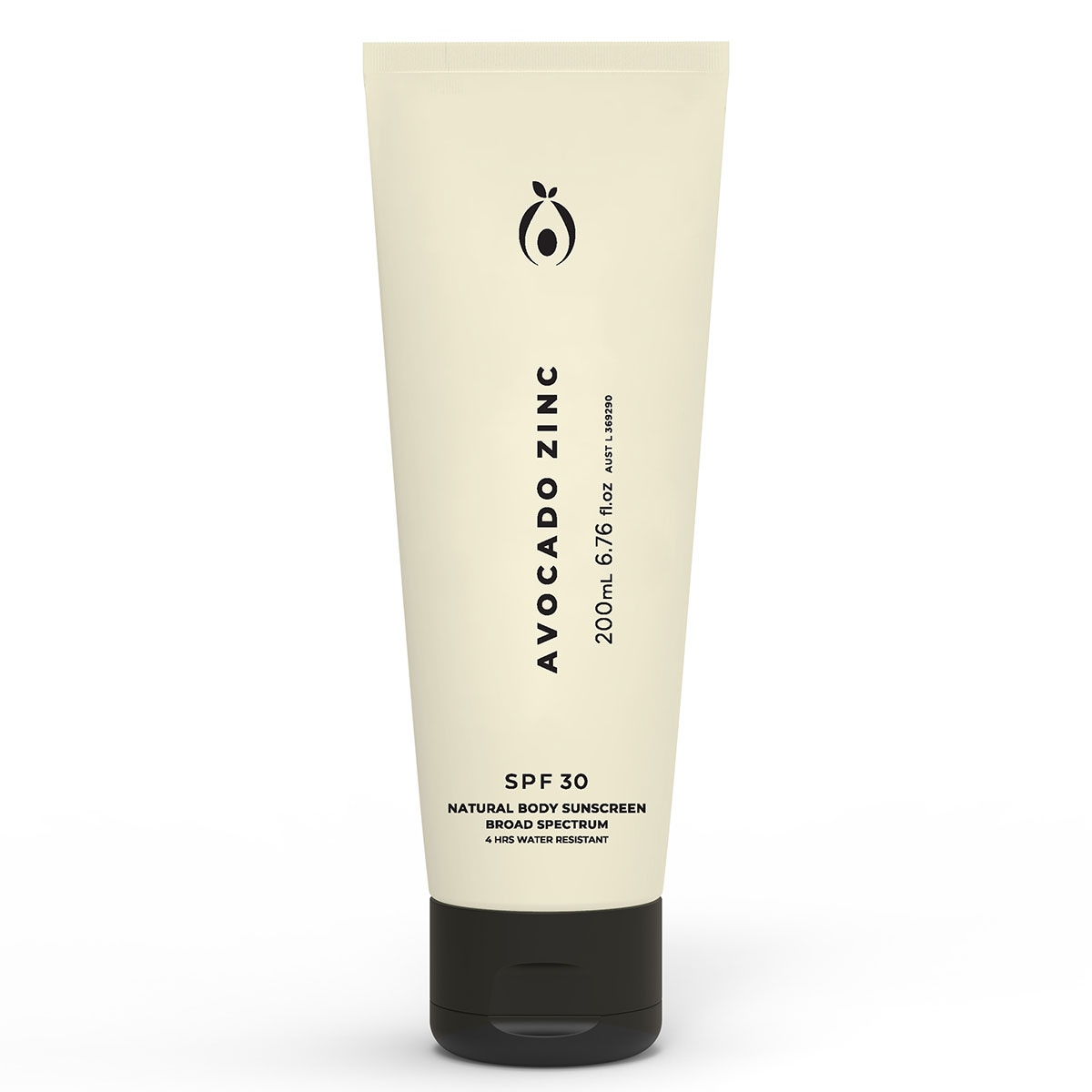 Avocado Zinc Natural Body Sunscreen SPF30 200ml