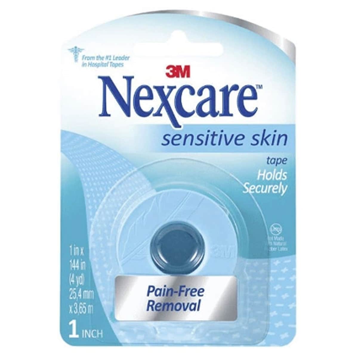 Nexcare Sensitive Skin Tape 25.4mm x 3.65m 1 Roll