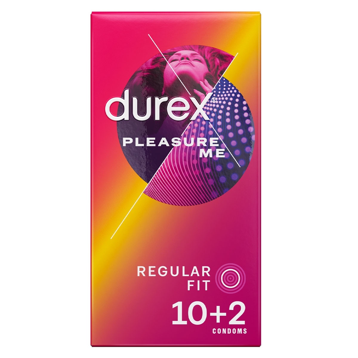 Durex Pleasure Me Regular Fit Condoms 10 + 2 Pack