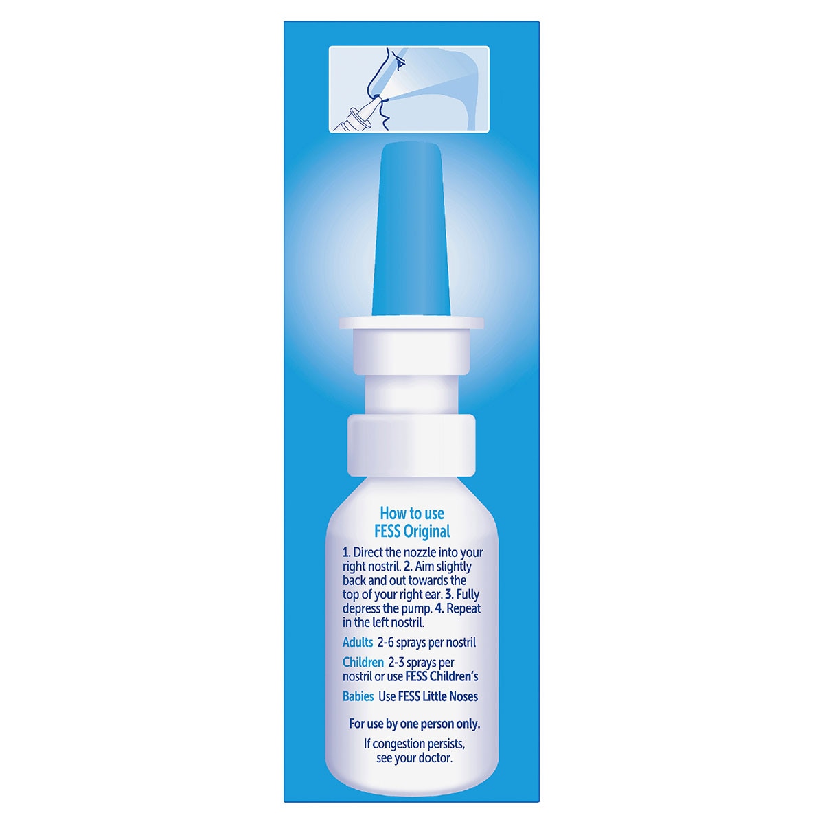 Fess Original Saline Nasal Spray 75ml