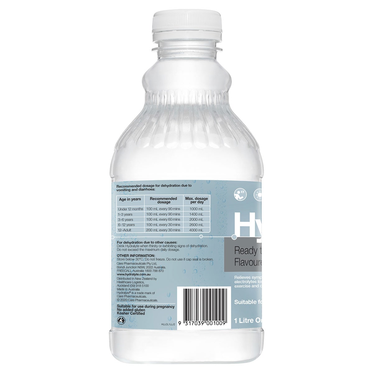 Hydralyte Ready to Use Electrolyte Solution Lemonade - 1 Litre