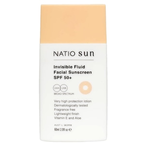 Natio Sun Invisible Fluid Facial Sunscreen SPF50 60ml
