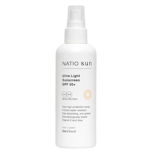 Natio Sun Ultra Light Sunscreen Spray SPF50 200ml