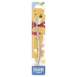 Oral B Stages 1 Toothbrush Baby 4-24 Months 1 Pack (Designs Vary)