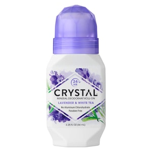 Crystal Mineral Deodorant Roll-On Lavender & White Tea 66ml