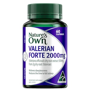 Natures Own Valerian Forte 2000mg 60 Capsules