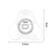 Haakaa Orthodontic Breastfeeding Nipple Shield Triangle Shape 1 Pack