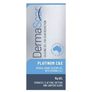 DermaScar Silicone Scar Reduction Gel Platinum C&E 15g