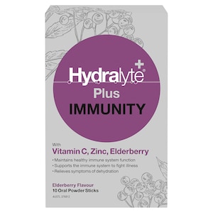 Hydralyte Plus Immunity Powder 10 Sticks