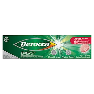 Berocca Energy Original Berry 15 Effervescent Tablets