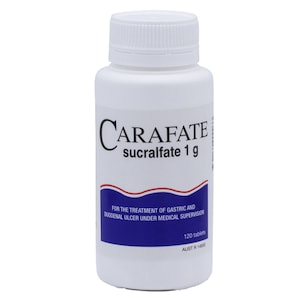 Carafate Sucralfate (1g) 120 Tablets