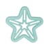 Little Woods Shooting Star Silicone Baby Teether Duck Egg Blue