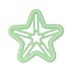 Little Woods Shooting Star Silicone Baby Teether Mint