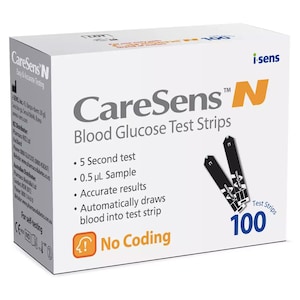 CareSens N Blood Glucose Test Strips 100 Pack