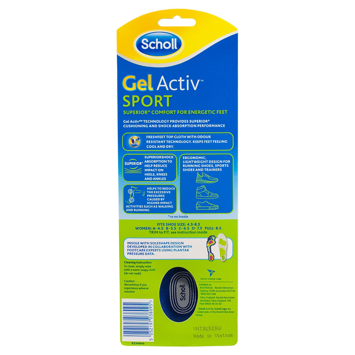 Scholl gel active deals insoles nz