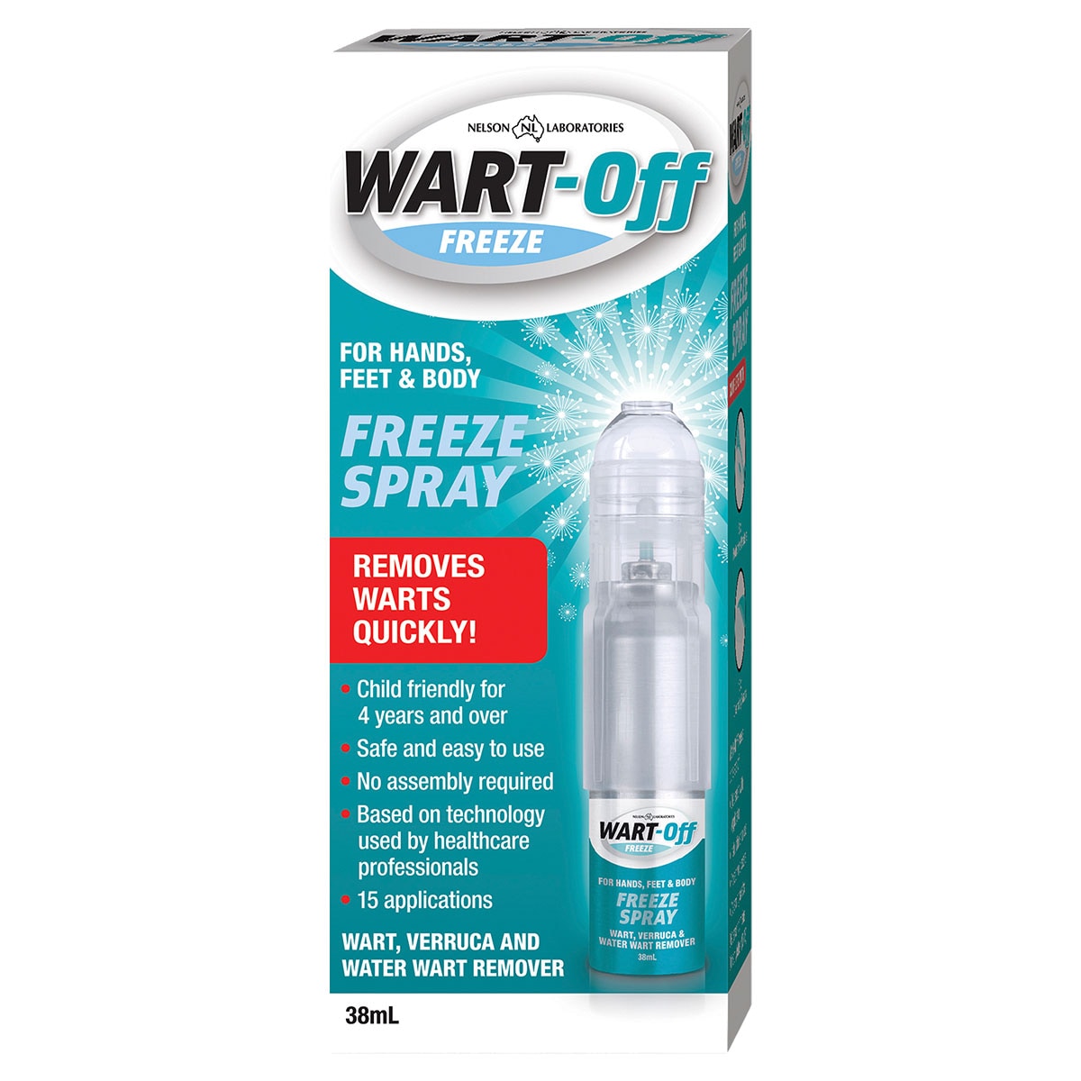 Wart Off Freeze Spray Wart Remover 38ml
