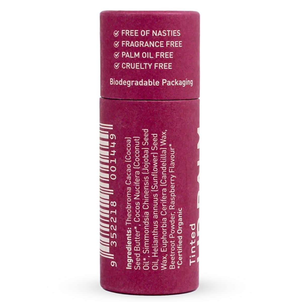 Noosa Basics Organic Lip Balm Raspberry 15g