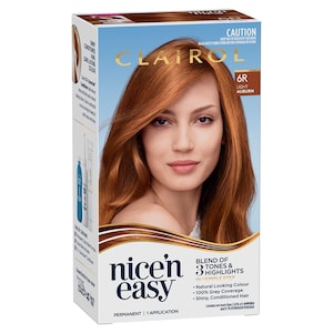 Clairol Nice N Easy 6R Natural Light Auburn Hair Colour
