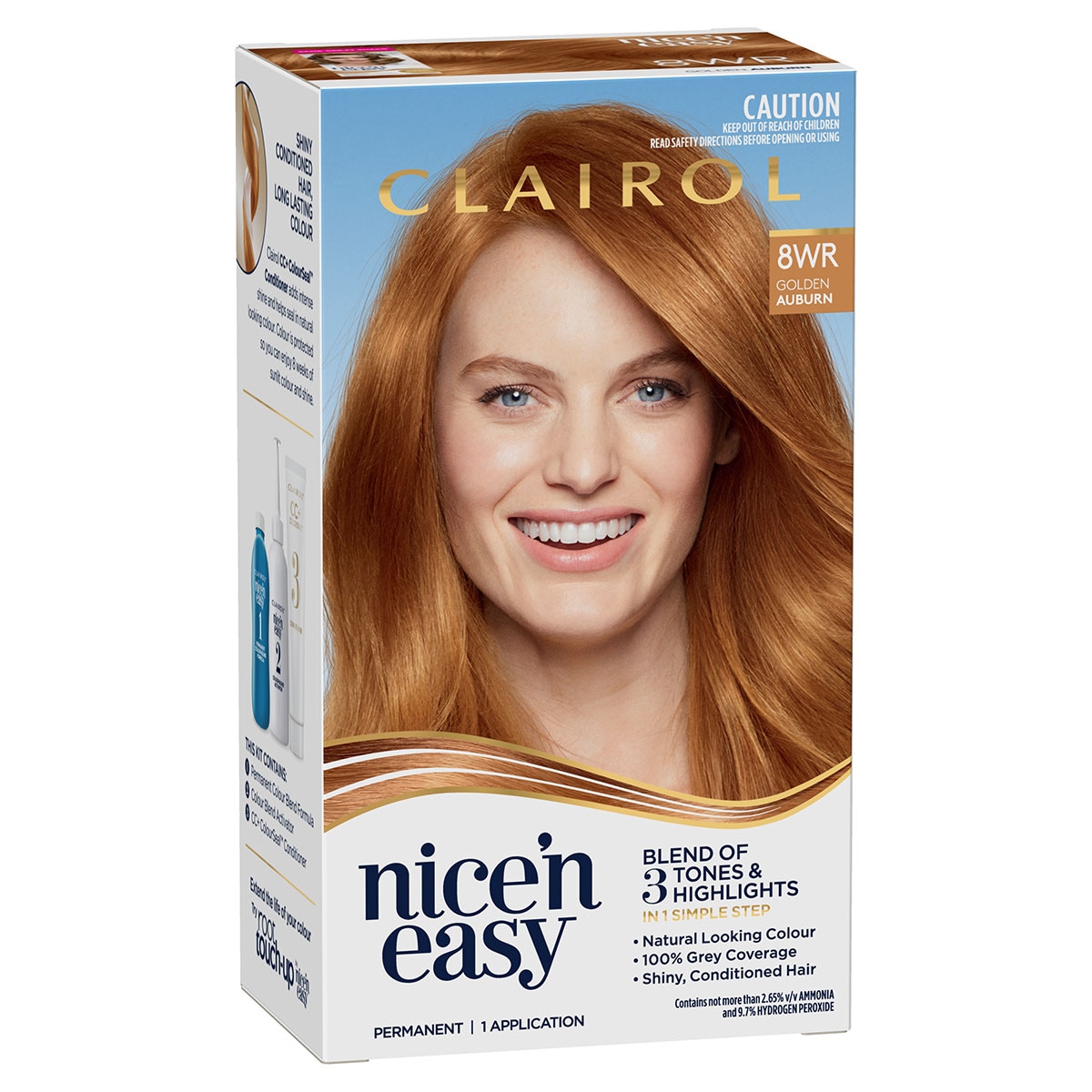 Clairol Nice N Easy 8WR Natural Golden Auburn Hair Colour