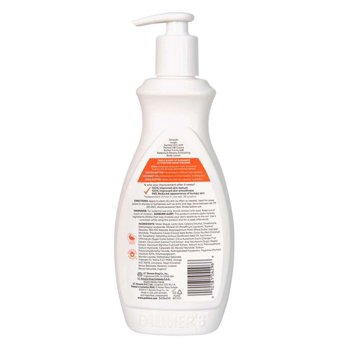 Palmers Cocoa Butter Retexture & Renew Exfoliating Body Lotion 400ml