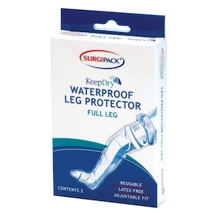 Surgipack Keep Dry Waterproof Protector Full Leg 2 Pack