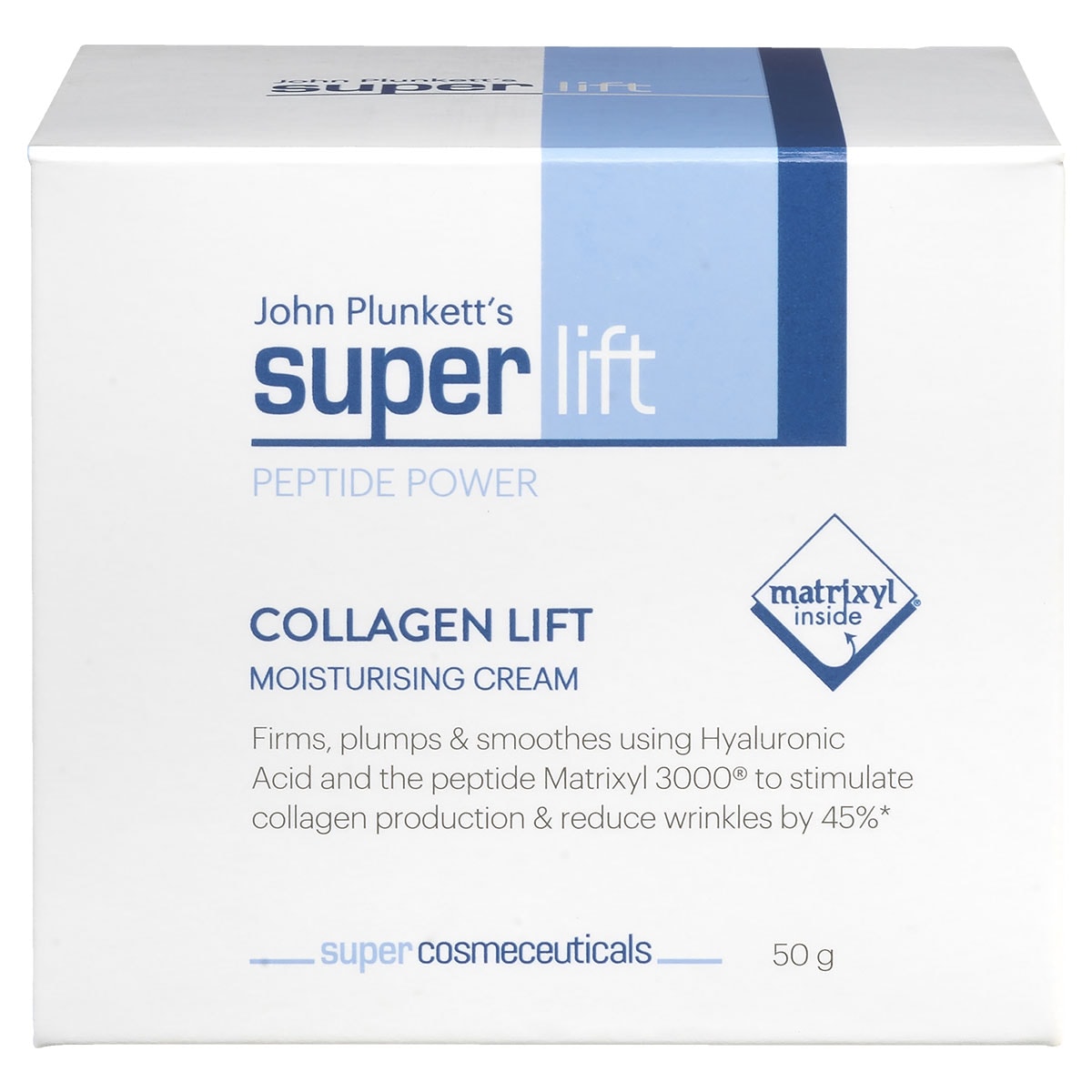 John Plunketts SuperLift Collagen Lift Moisturising Cream 50ml