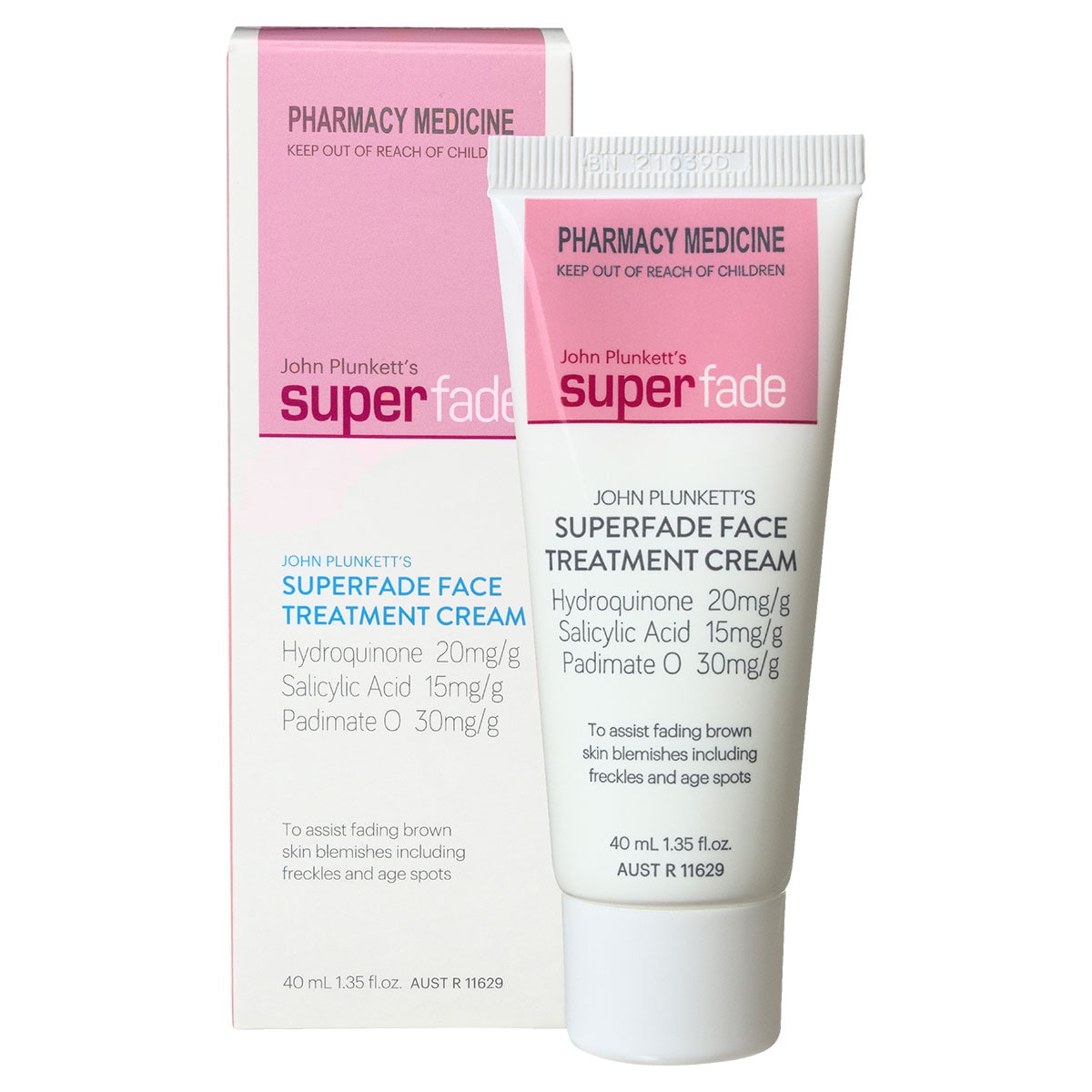John Plunketts SuperFade Face Treatment Cream 40ml