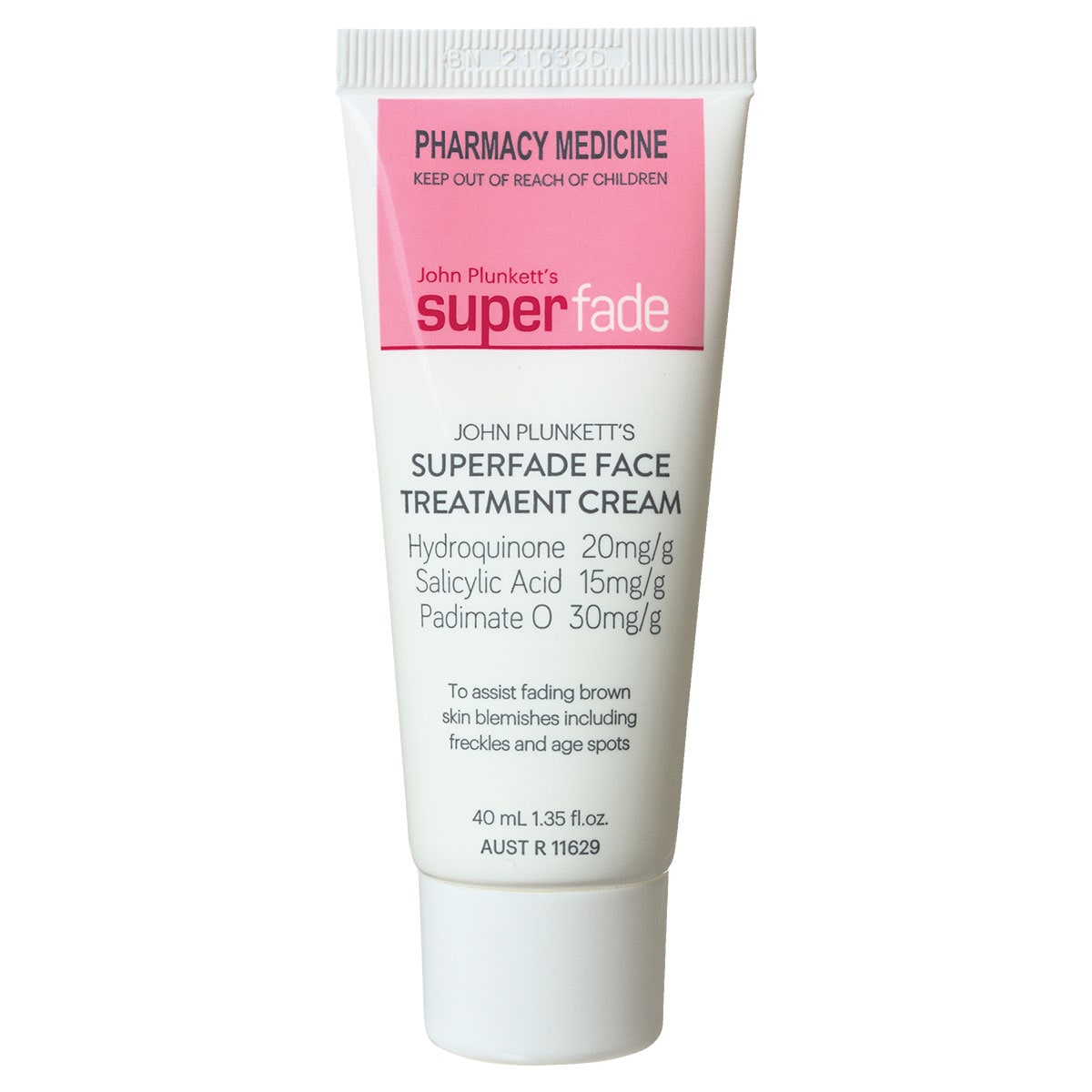 John Plunketts SuperFade Face Treatment Cream 40ml