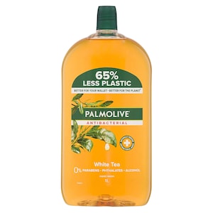Palmolive Antibacterial Hand Wash White Tea Refill 1 Litre