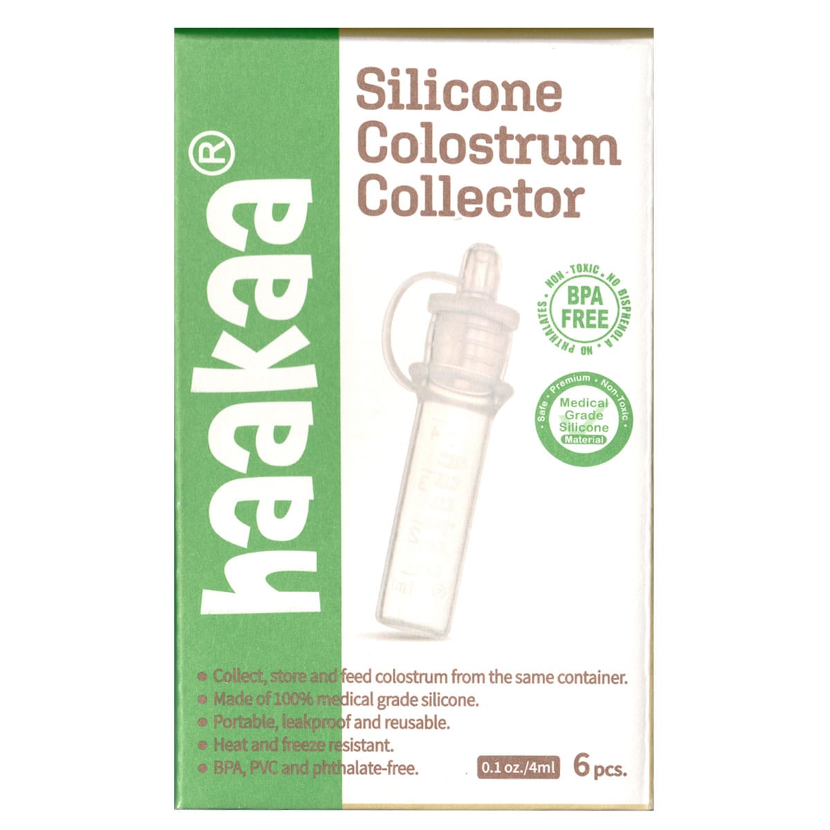 Haakaa Silicone Colostrum Collector 6Pk