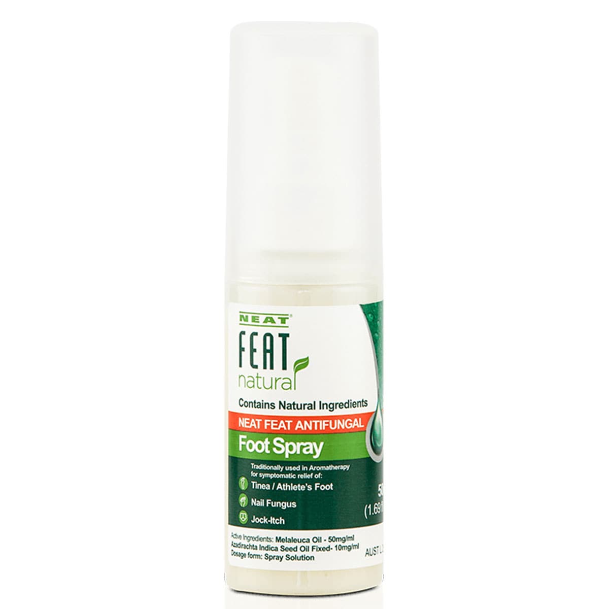 Neat Feat Antifungal Foot Spray for Nail Fungus & Athletes Foot 50ml