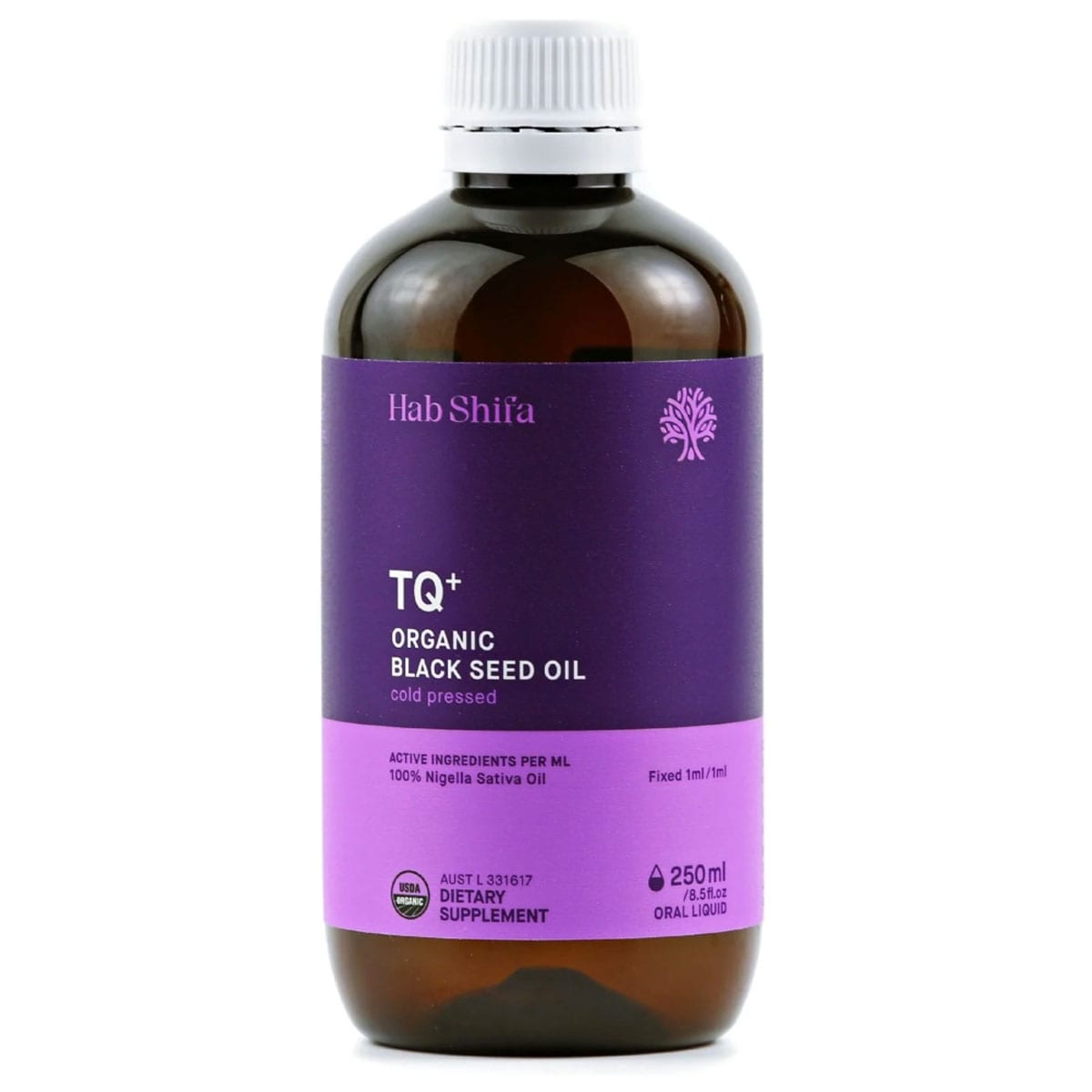 Hab Shifa TQ+ Organic Black Seed Oil 250ml Australia