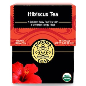 Buddha Teas Organic Herbal Hibiscus 18 Tea Bags