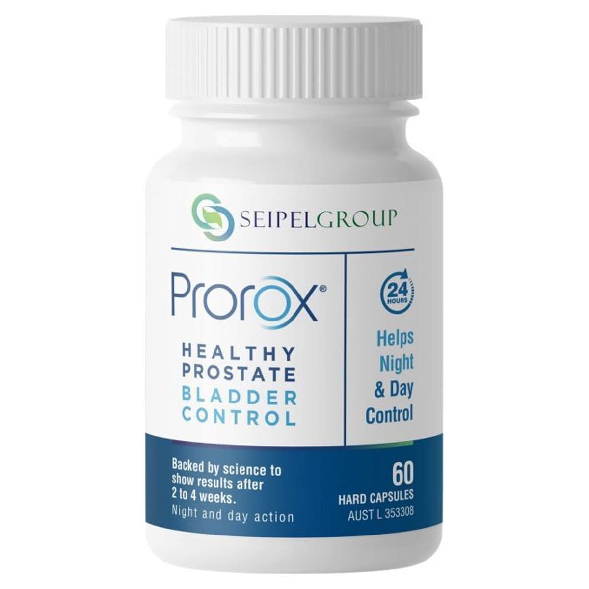 Seipel Group Prorox Healthy Prostate Bladder Control 60 Vege Capsules