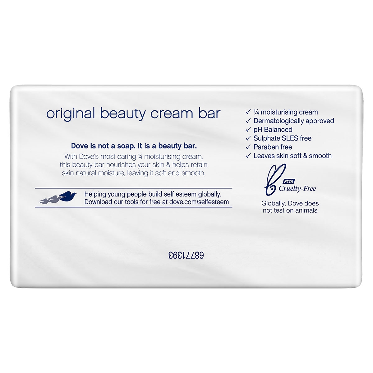 Dove Original Moisturising Beauty Cream Bar 90g x 4 Bars