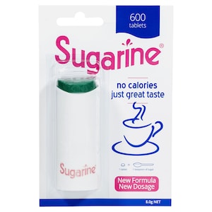 Sugarine Sweetener Tablets No Calories 600 Tablets