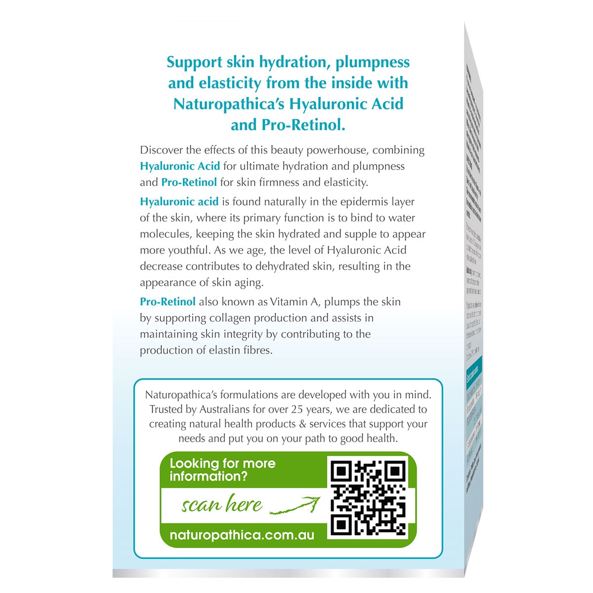 Naturopathica Collagenix Hyaluronic Acid + Pro-Retinol 30 Capsules