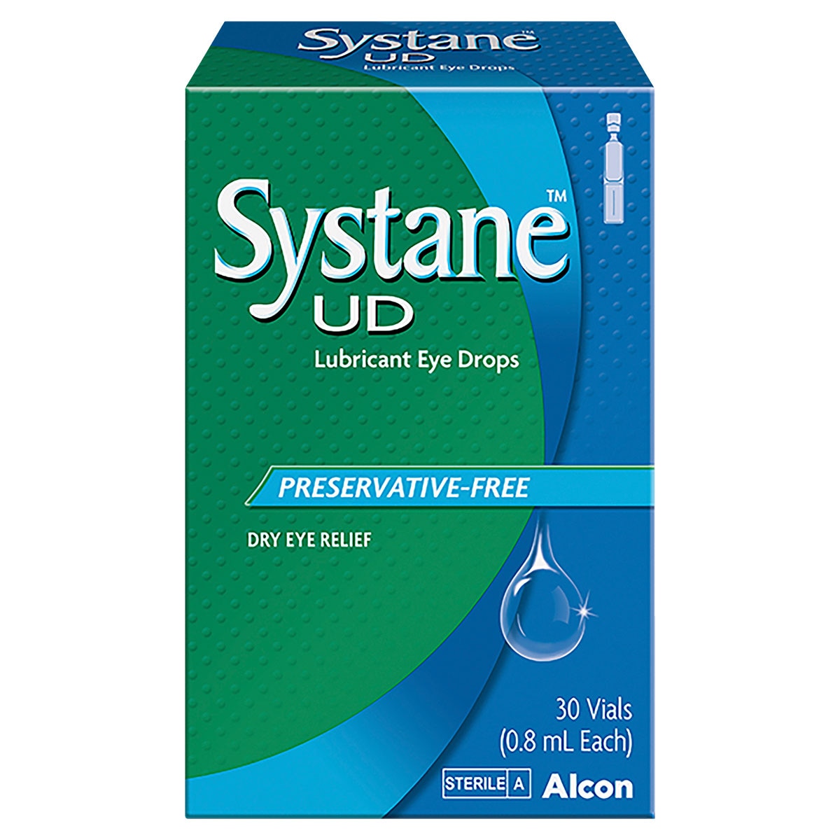 Systane Lubricant Eye Drops Preservative Free 0.8ml x 30 Vials