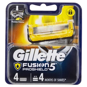 Gillette Fusion5 Proshield Replacement Cartridges 4 Pack