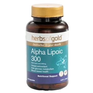 Herbs of Gold Alpha Lipoic 300 60 Capsules
