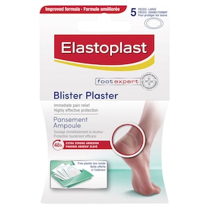 Elastoplast Pain Relief Blister Plaster Large 5 Pack