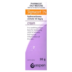 Sigmacort Hydrocortisone (1%) Cream 30g