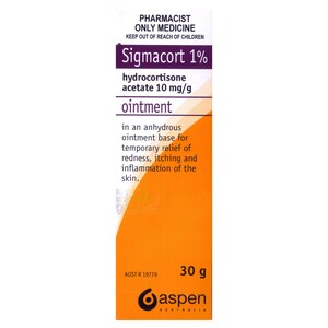 Sigmacort Hydrocortisone (1%) Ointment 30g