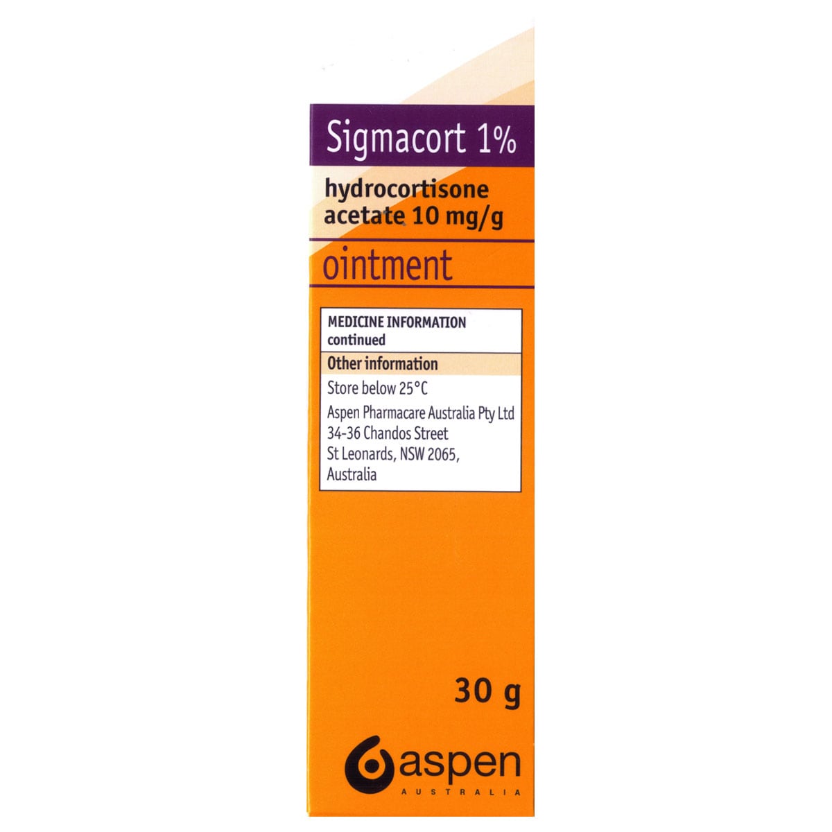 Sigmacort Hydrocortisone (1%) Ointment 30g