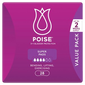 Poise Pads Super 28 Pack