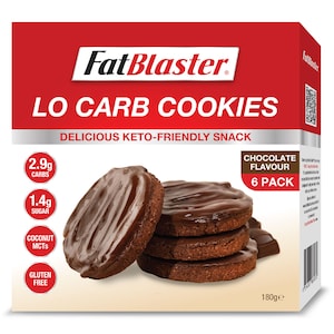 Naturopathica FatBlaster Low Carb Cookies Chocolate 6 x 30g