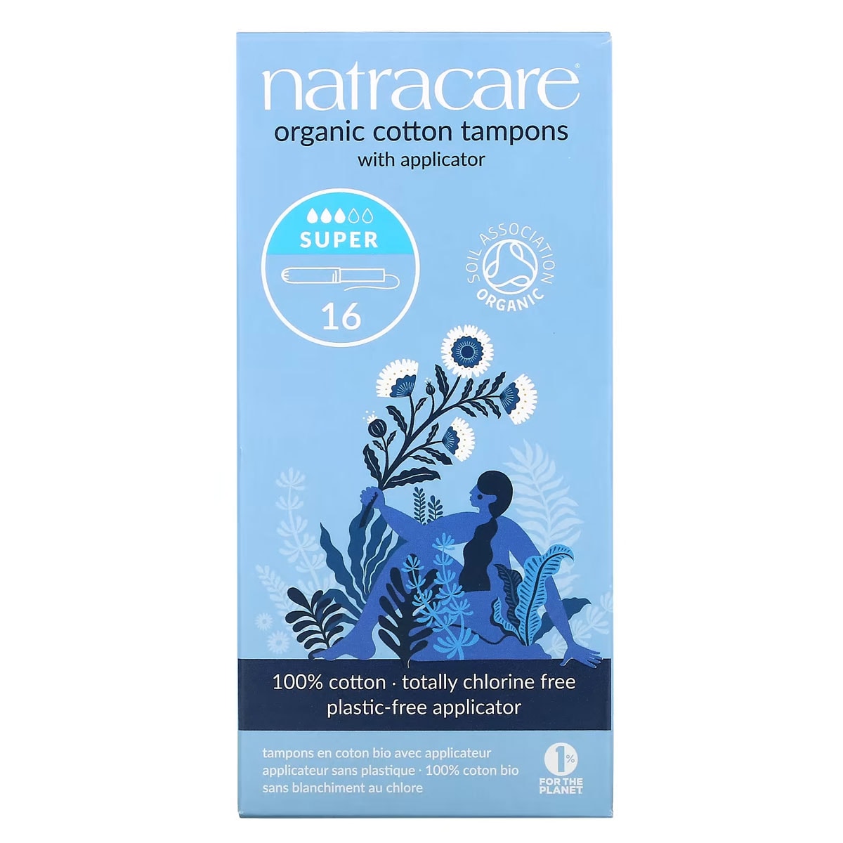 Natracare Tampons with Applicator Super 16 Pack